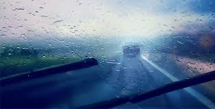 Slecht zicht door het weer